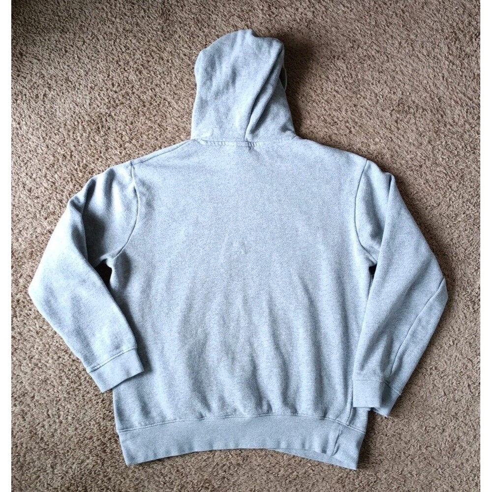 Gap Hoodie Women's Medium Embroidered Gray Pullover - Picture 6 of 8